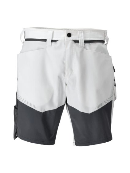 Šortky Bílá/antracitově šedá (Velikost 68)