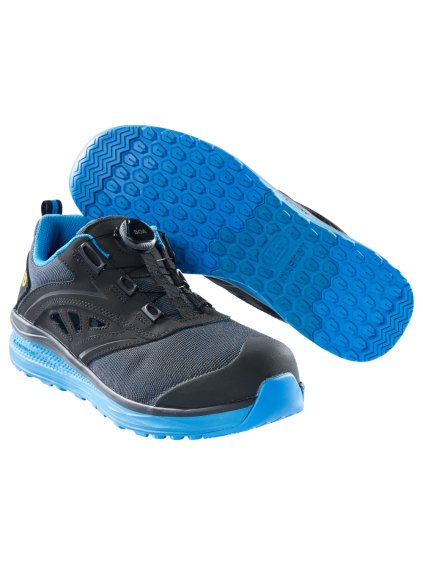 Bezpečnostní sandály Černá/zrnitá modrá (Velikost 50)