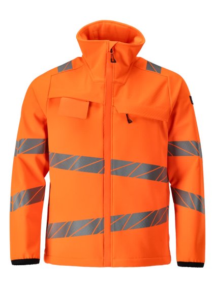 Softshell bunda Hi-vis oranžová (Velikost XS)