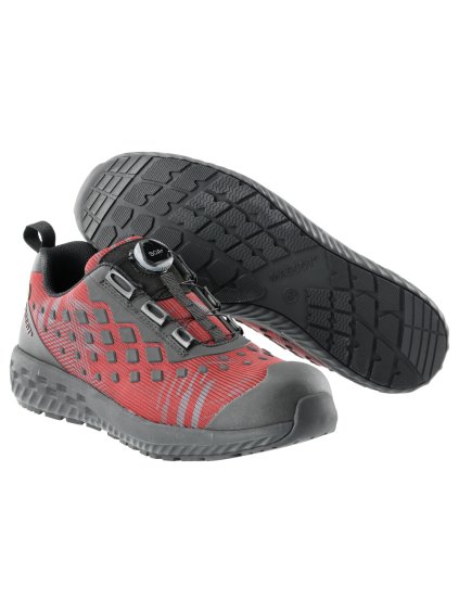 Bezpečnostní obuv Podzimní červená/černá (Velikost 48)