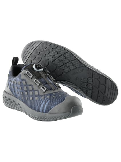 Bezpečnostní obuv Kamenná modř/černá (Velikost 48)