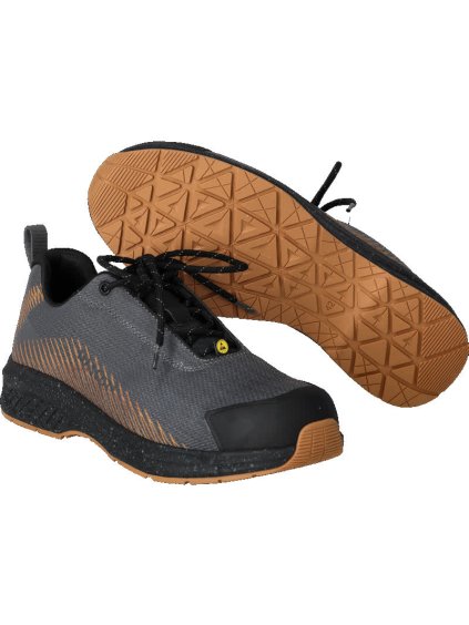 Bezpečnostní obuv Antracitově šedá/ořechově hnědá (Velikost 47)