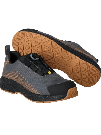 Bezpečnostní obuv Antracitově šedá/ořechově hnědá (Velikost 47)