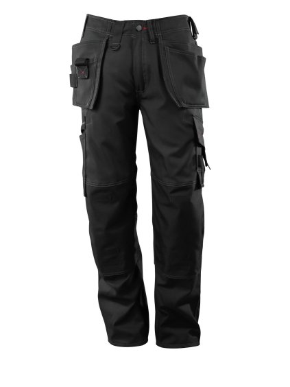 Kalhoty se závěsnými kapsami Černá (Velikost 66)