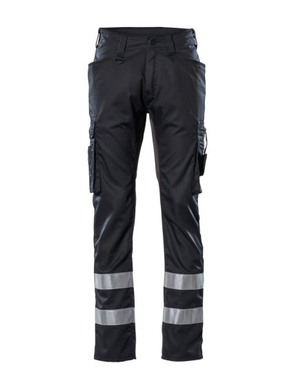 Kalhoty s kapsami na stehnech Černá (Velikost 68)