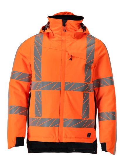Zimní bunda Hi-vis oranžová (Velikost XS)