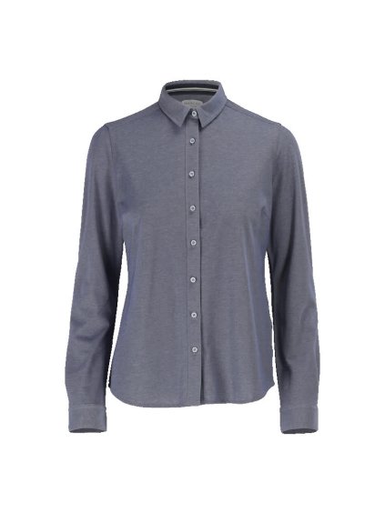 Košile Modrá-melánž (Velikost 52)