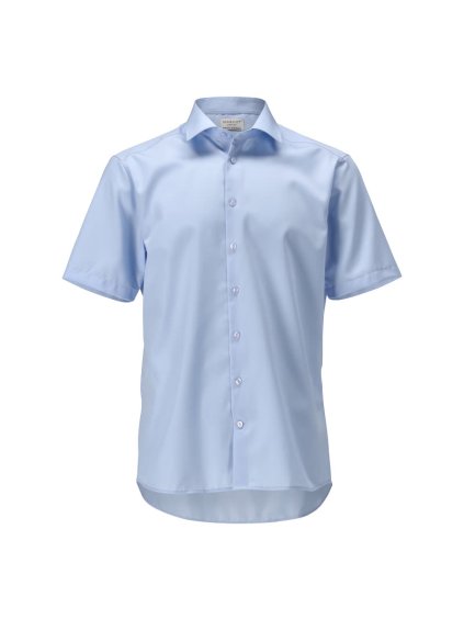 Košile s krátkým rukávem Světle modrá (Velikost 45-46)