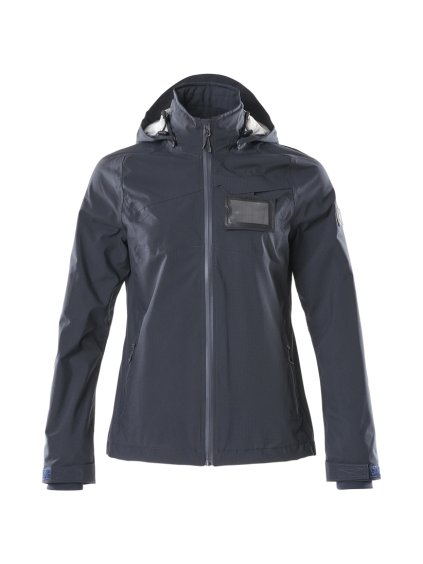 Bunda Outer Shell Černá modrá (Velikost XS)