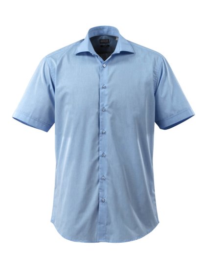 Košile s krátkým rukávem Světle modrá (Velikost 49-50)