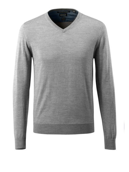 Pletený svetr Šedá melánž (Velikost XL)