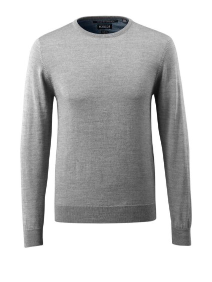 Pletený svetr Šedá melánž (Velikost XL)