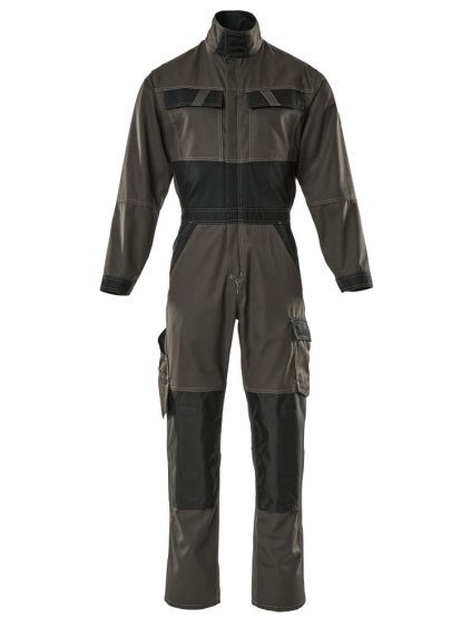 Overal s kolenními kapsami Tmavě antracitová/černá (Velikost XL)