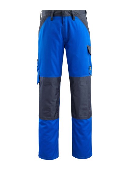 Kalhoty s kolenními kapsami Zrnitá modrá/černá modrá (Velikost 68)