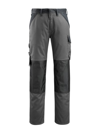 Kalhoty s kolenními kapsami Tmavě antracitová/černá (Velikost 68)