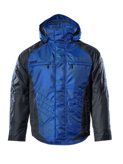 Zimní bunda Zrnitá modrá/černá modrá (Velikost XS)