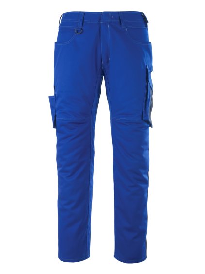 Kalhoty s kapsami na stehnech Zrnitá modrá/černá modrá (Velikost 68)