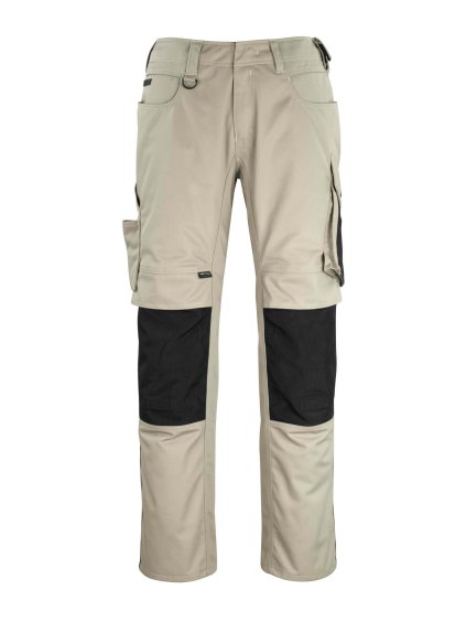 Kalhoty s kolenními kapsami Světlá khaki/Černá (Velikost 68)