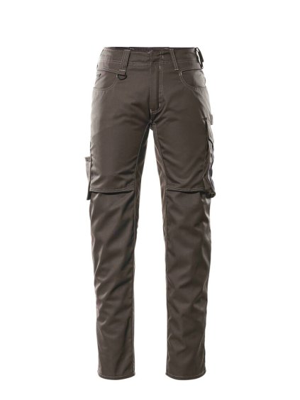 Kalhoty s kapsami na stehnech Tmavě antracitová/černá (Velikost 68)