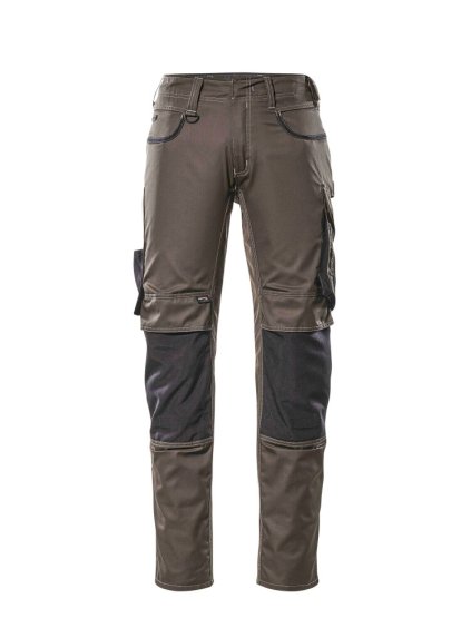 Kalhoty s kolenními kapsami Tmavě antracitová/černá (Velikost 68)