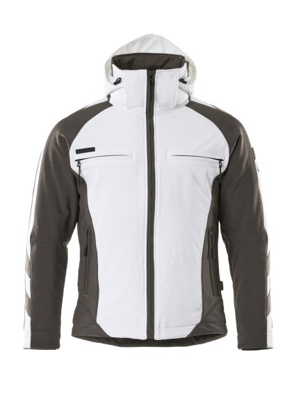 Zimní bunda Bílá/tmavě antracitová (Velikost XS)