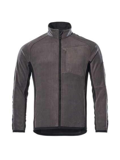 Fleecová bunda Tmavě antracitová/černá (Velikost XS)