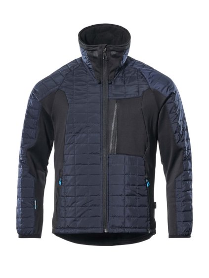 Termo bunda Černá modrá/černá (Velikost XS)