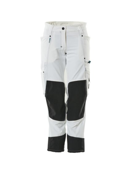 Kalhoty s kolenními kapsami Bílá (Velikost 47)