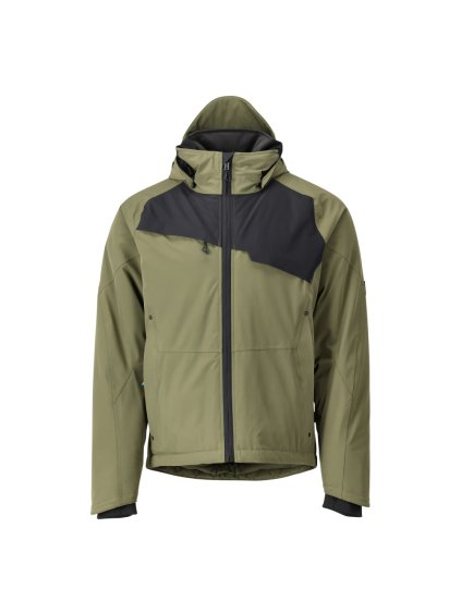 Zimní bunda Mechově zelená/černá (Velikost XS)