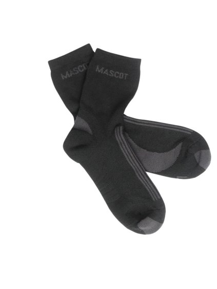 Ponožky Černá/tmavě antracitová (Velikost 44-48)