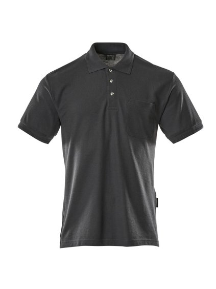 Polokošile s náprsní kapsou Černá modrá (Velikost XS)