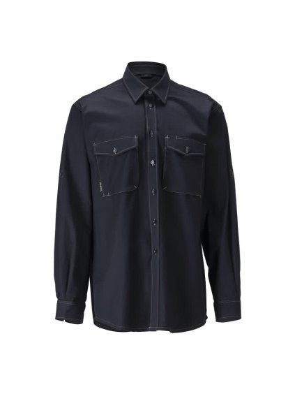 Košile Černá modrá (Velikost 49-50)