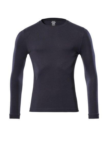 Triko s dlouhým rukávem Černá modrá (Velikost XL)