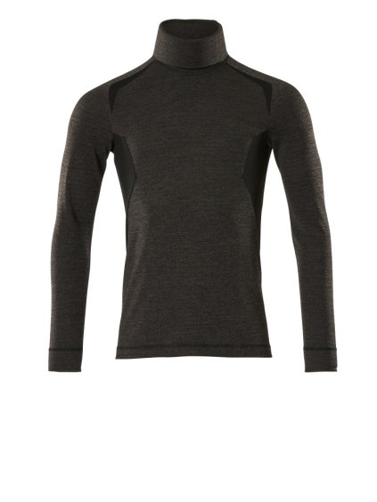 Funkční triko s dlouhým rukávem Tmavě antracitová/černá (Velikost XS)