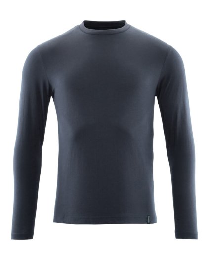 Triko s dlouhým rukávem Černá modrá (Velikost XS)