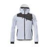 Bunda outer shell – ADVANCED (Barva bílá/tmavě antracitová, Velikost bundy XS)