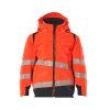 Bunda outer shell pro děti – ACCELERATE SAFE (Barva výstražná žlutá/černá, Velikost bundy 104)