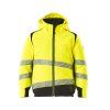 Zimní bunda pro děti – ACCELERATE SAFE (Barva výstražná žlutá/černá, Velikost bundy 104)