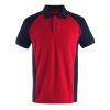 Polo tričko – UNIQUE (Barva červená/černá, Velikost trička XS)