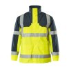 Bunda Parka Hi-vis žlutá/navy (Velikost XS)
