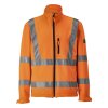 Softshell bunda Hi-vis oranžová (Velikost XL)