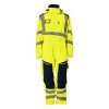 Zimní overal Hi-vis žlutá/černo modrá (Velikost XL)