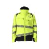 Softshell bunda Hi-vis žlutá/černo modrá (Velikost XL)