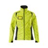Softshell bunda Hi-vis žlutá/černo modrá (Velikost XS)