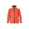 Softshell bunda pro děti Hi-vis červená/černá modrá (Velikost 164)