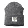 Pletená čepice Tmavě antracitová/světle šedá melánž (Velikost ONE SIZE)