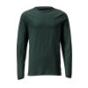 Triko s dlouhým rukávem Lesní zelená (Velikost XS)
