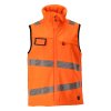 Softshell vesta Hi-vis oranžová (Velikost XS)