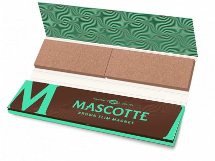 Mascotte Brown Combi (Slim Size + Tips) booklet OPEN EXPORT