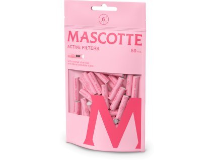 Pink Active Filters bag 50 pcs 3D view INT